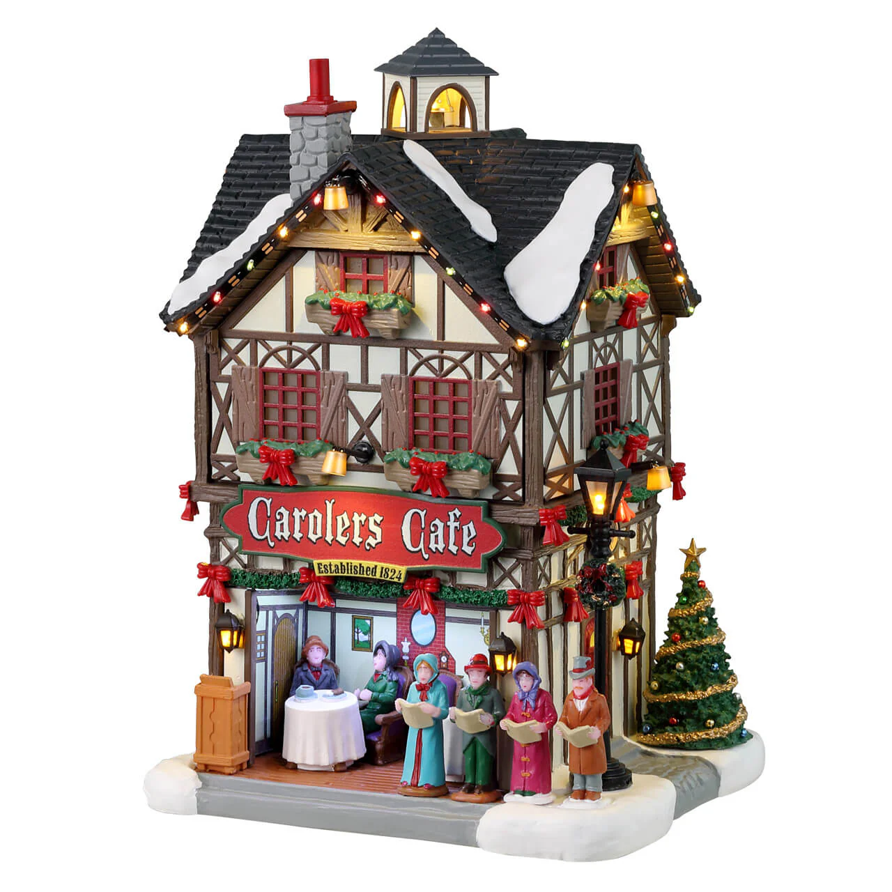 Lemax - Carolers Cafe with Lights