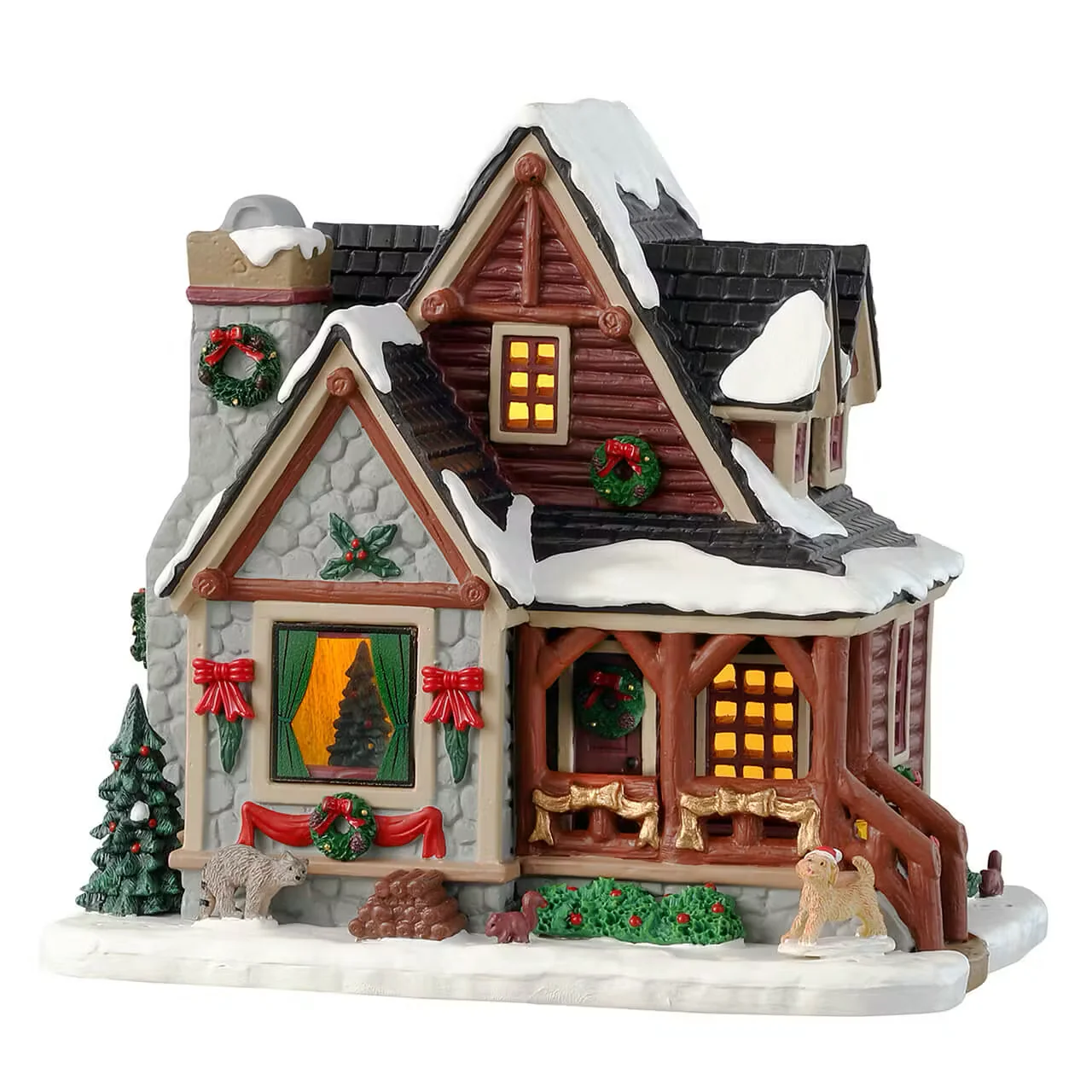 Lemax - Christmas Cabin Light Up Village House