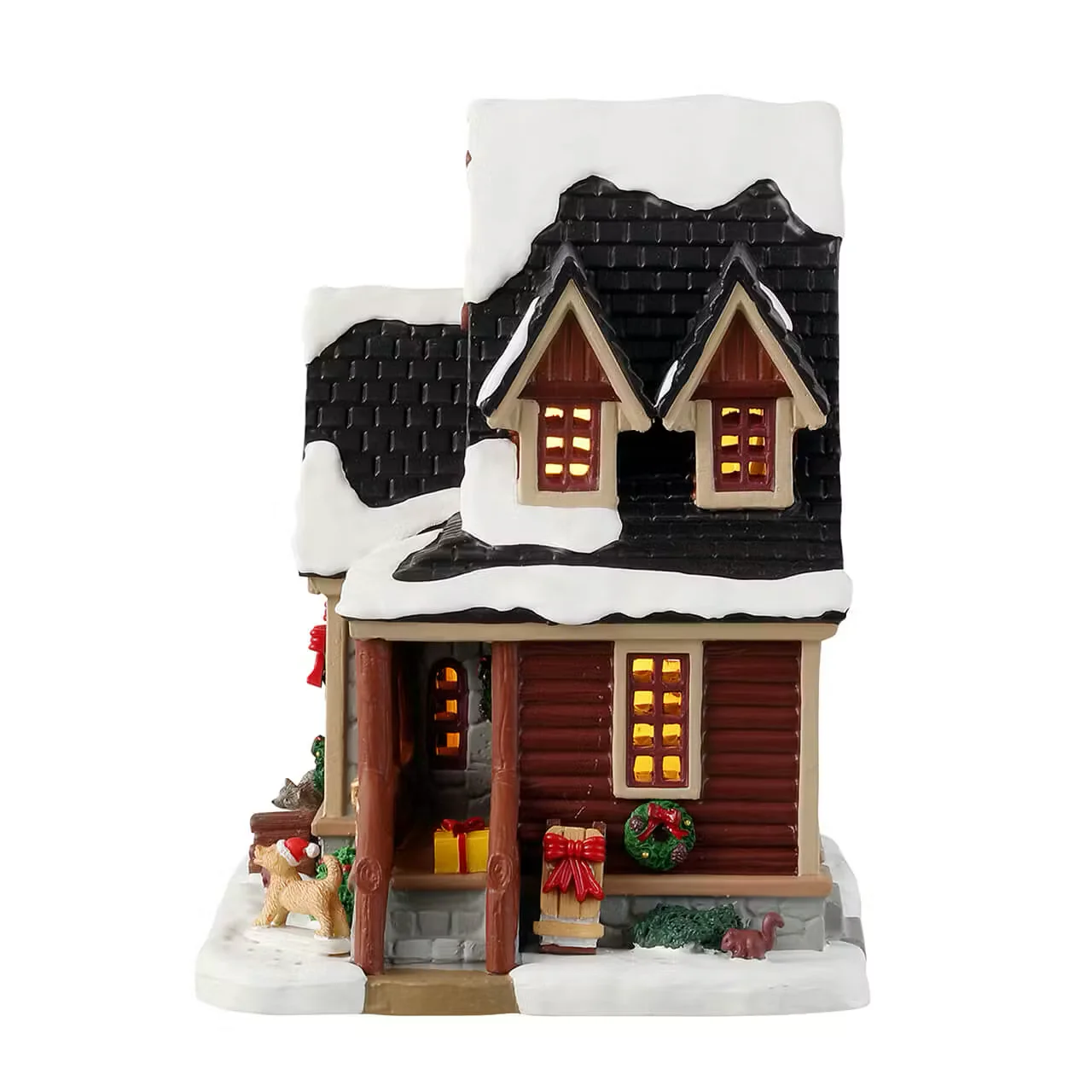 Lemax - Christmas Cabin Light Up Village House - Image 3