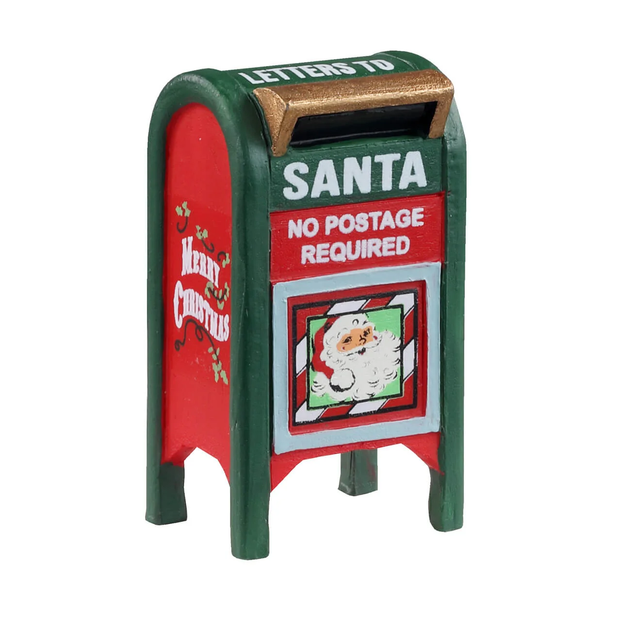 Lemax Christmas Mailbox- Christmas Village Postbox