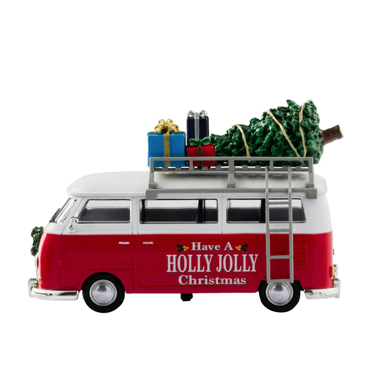 Lemax - Christmas Camper Van with Tree & Presents on Roof - Image 3