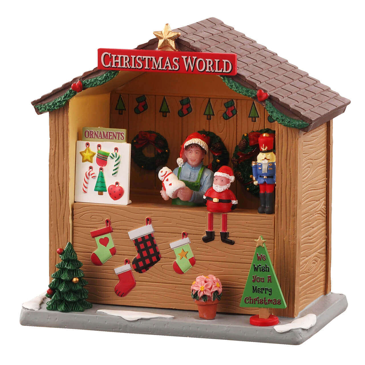 Lemax - Christmas World Booth Market Stall