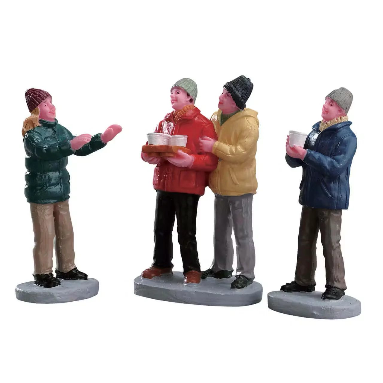 Lemax Cider Service Set of 3 Christmas Village Figurines