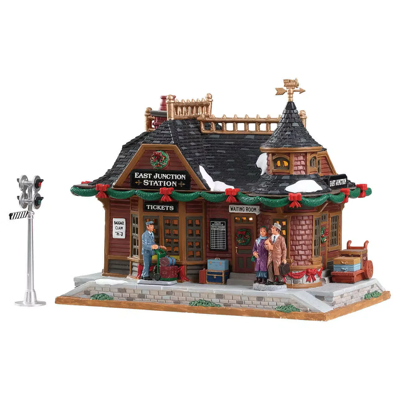 Lemax - East Junction Station Light Up Christmas Village Train Station