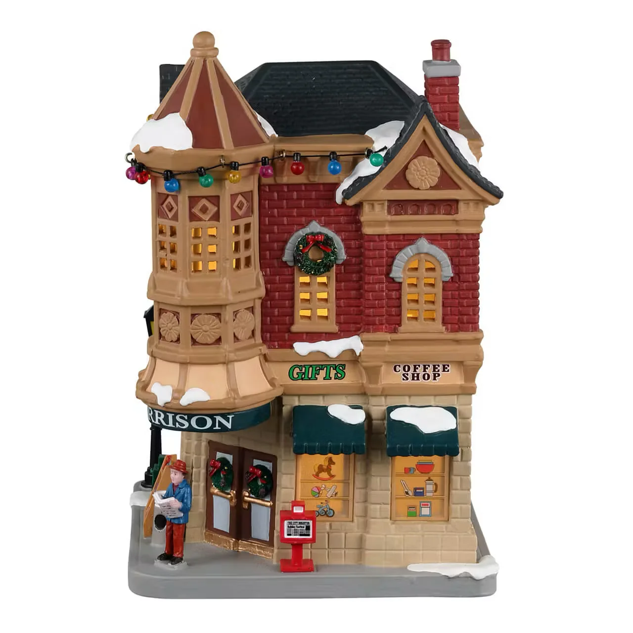 Lemax - Harrison Five & Dime Light Up Christmas Village Shop - Image 3
