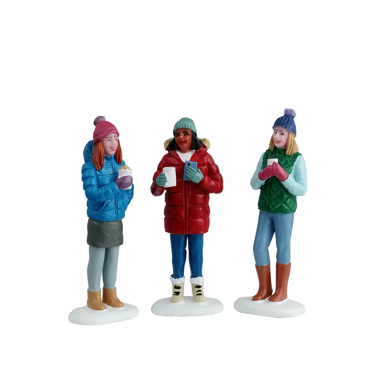 Lemax Hot Cocoa With Friends- Set of 3 Christmas Figurines