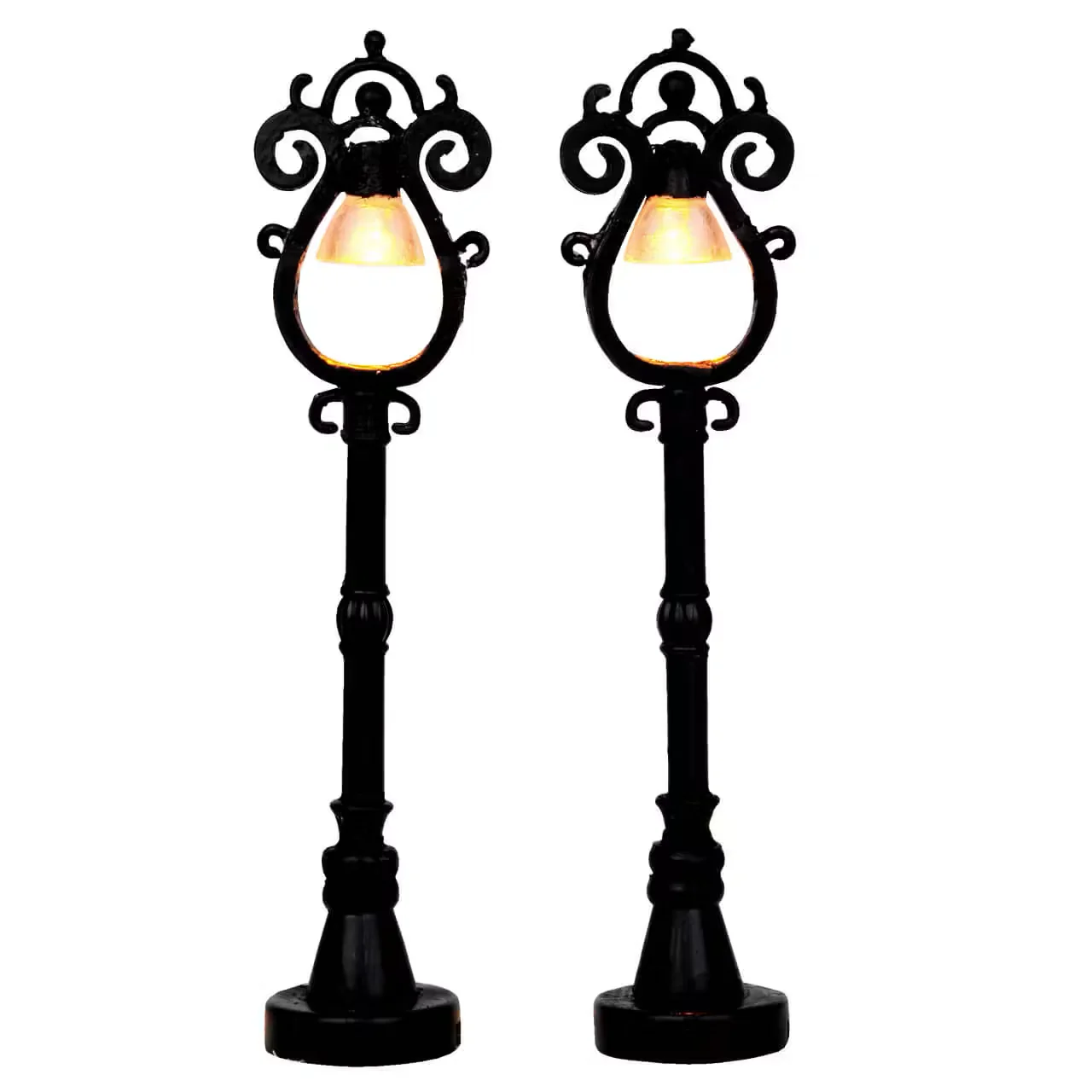 Lemax LED Light Up Parisian Street Lamp - Set of 2