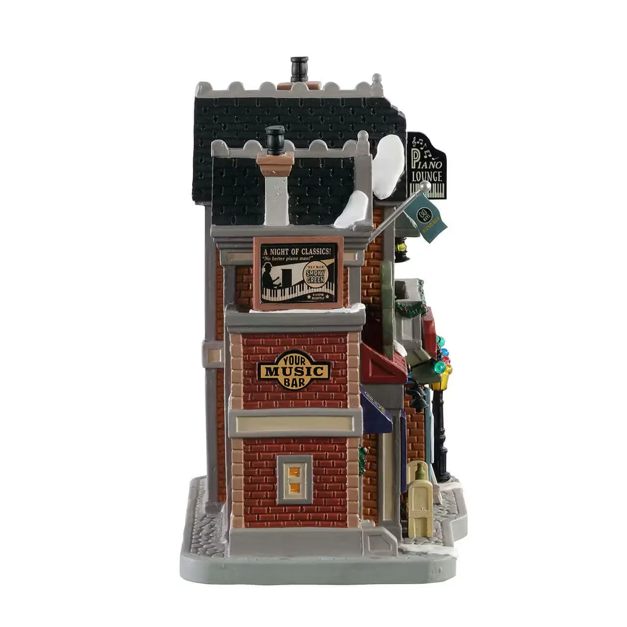 Lemax - Mr. Pete's 88 Keys Piano Bar Light Up Christmas Village - Image 2