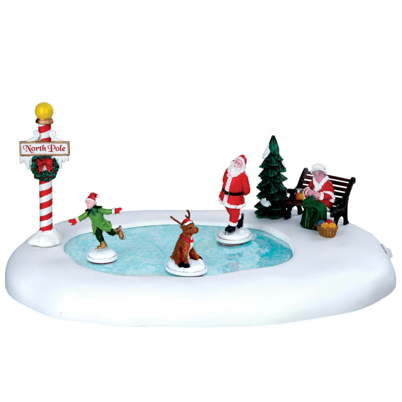 Lemax - North Pole Ice Follies Santa Ice Skating
