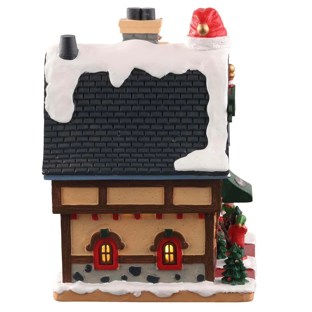Lemax North Pole Nursery- Christmas Plant Nursery / Garden Centre with LED Lights - Image 2