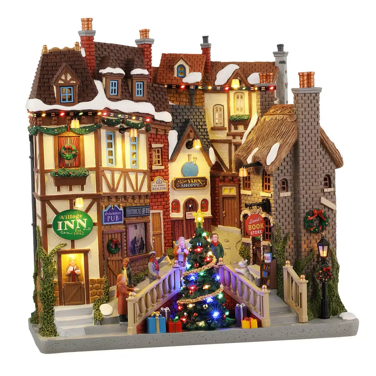Lemax - Oxfordshire Village Christmas Light Up Facade