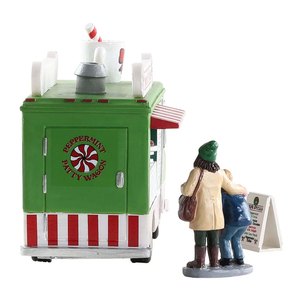 Lemax Peppermint Food Truck - Set of 3 - Image 3