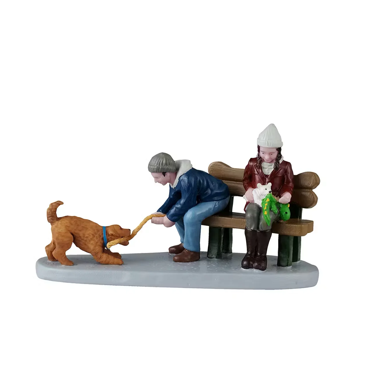 Lemax Playful Pups Christmas Village Figurines