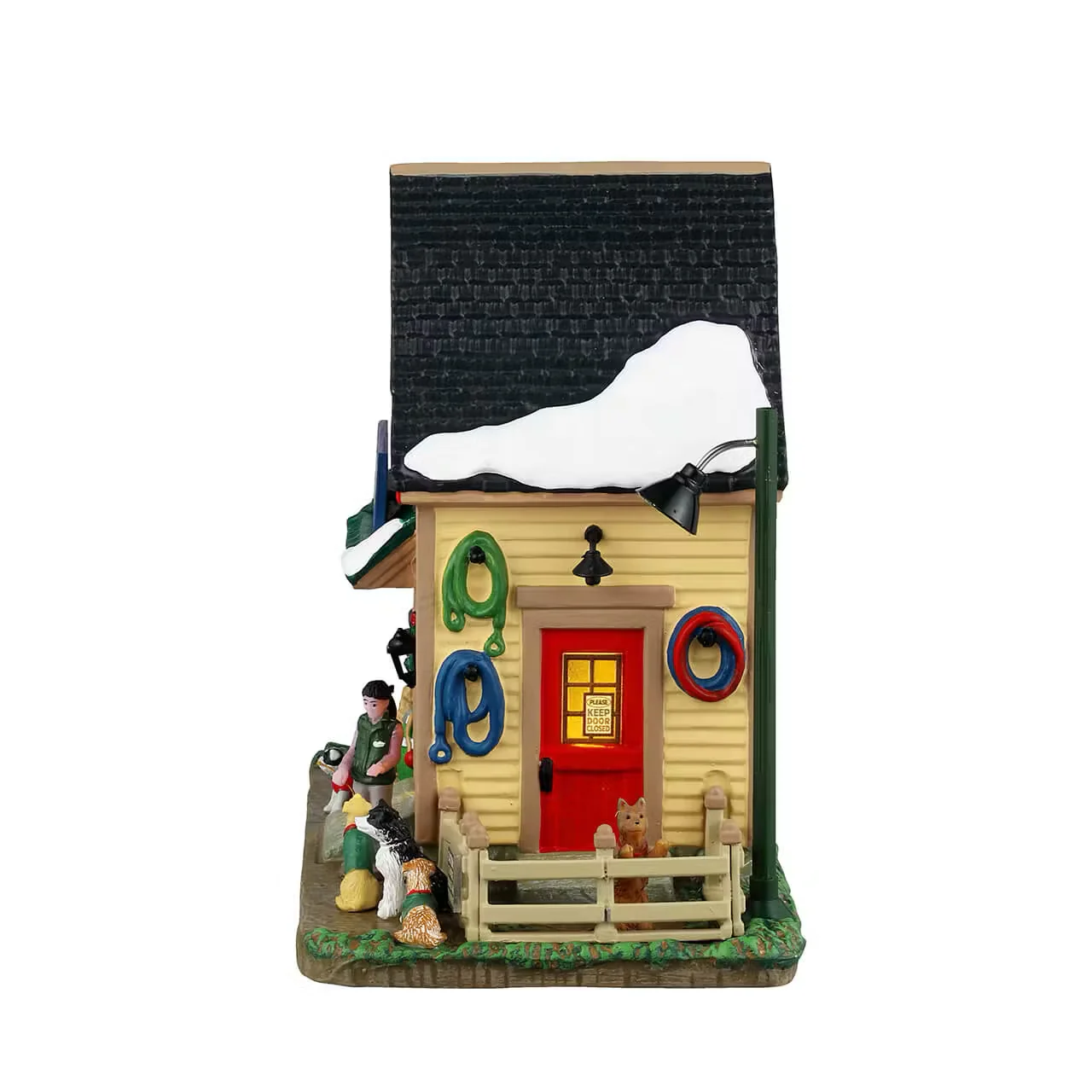 Lemax - Precious Paws & Doggie Biscuits Light Up Christmas Village Shop - Image 2
