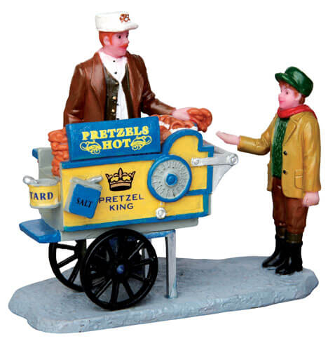 Lemax - Pretzel King Pretzel Cart Village Figurine