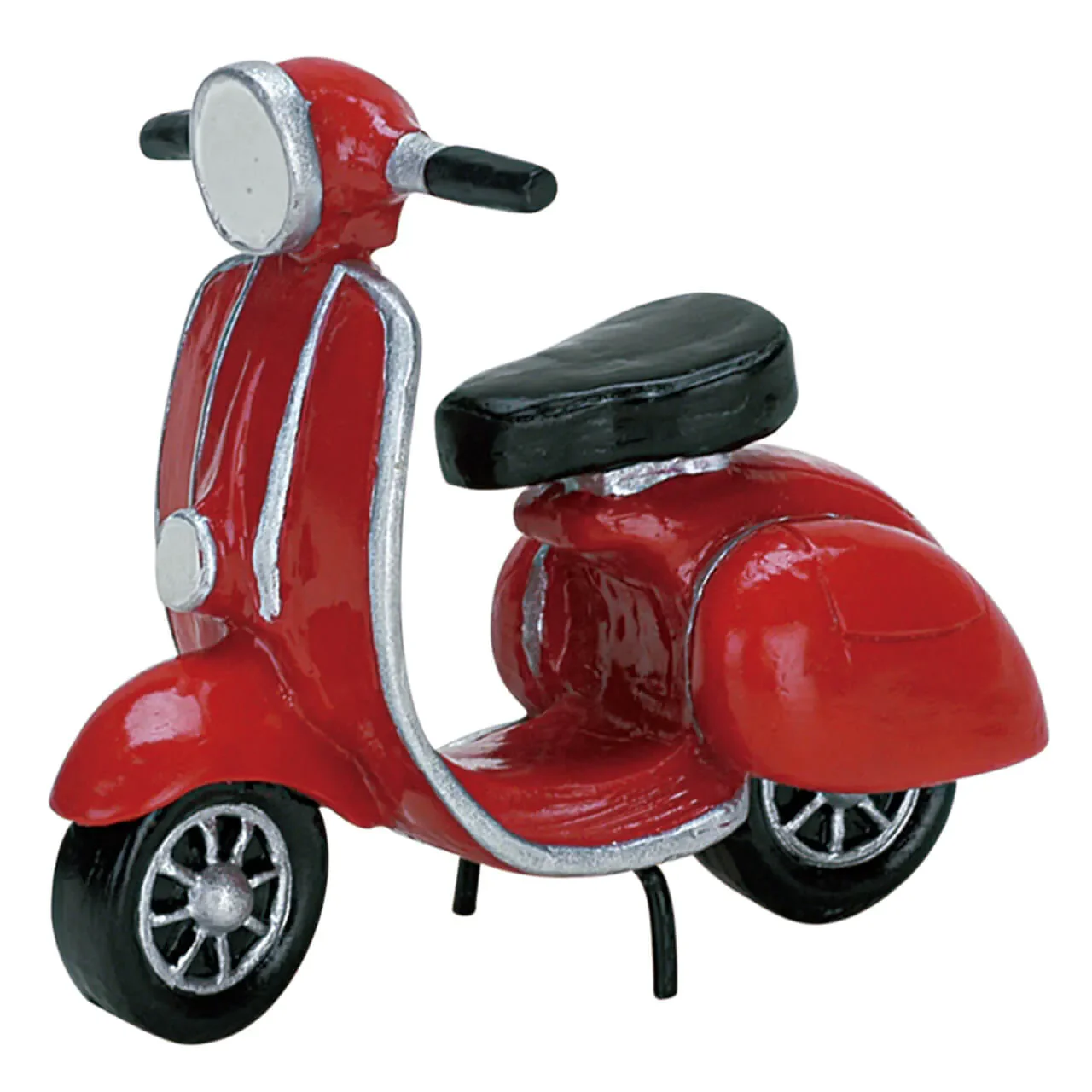 Lemax Red Moped - Christams Village Figurine