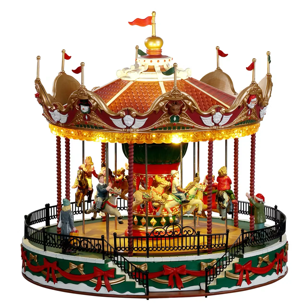 Lemax Santa Carousel - with Lights, Sound & Motion