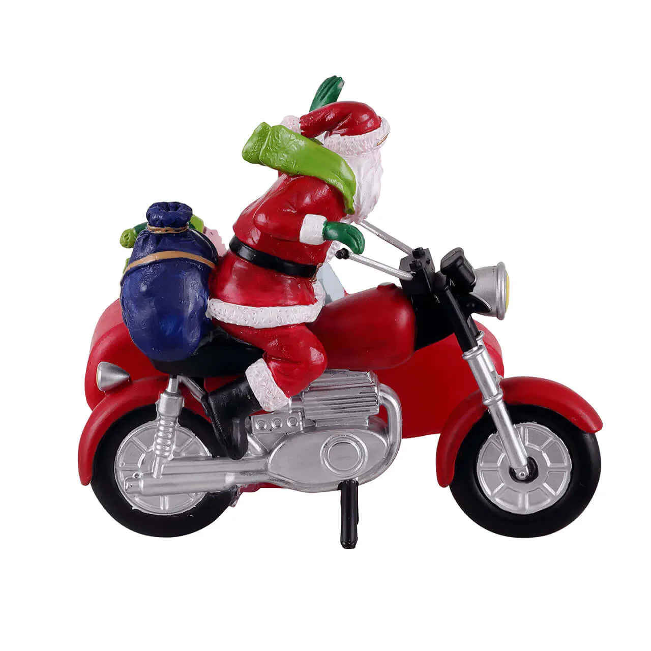 Lemax - Santa Express Motorbike with Sidecar Figurine - Image 4