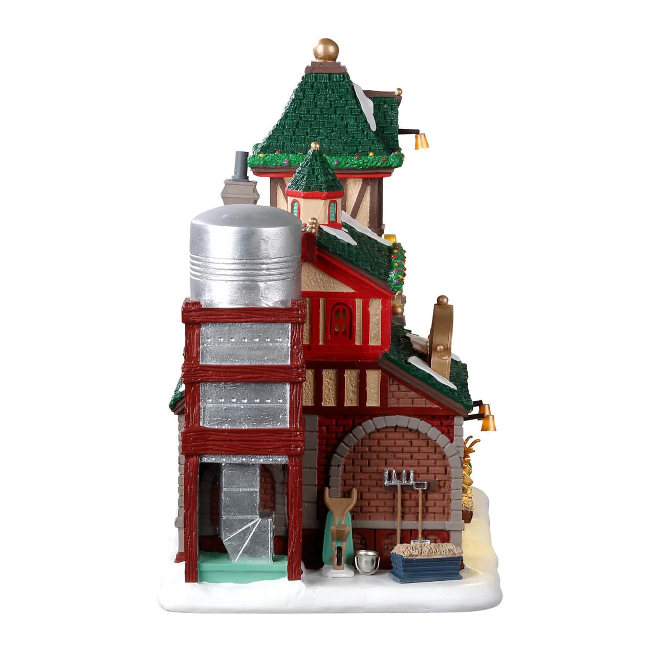 Lemax Santa's Reindeer Stables with Lights - Image 3