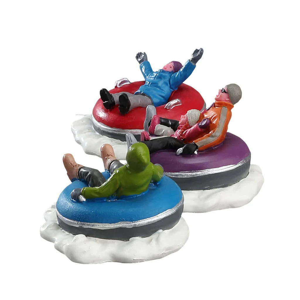 Lemax Snow Tubing Family- Set of 3 - Image 2