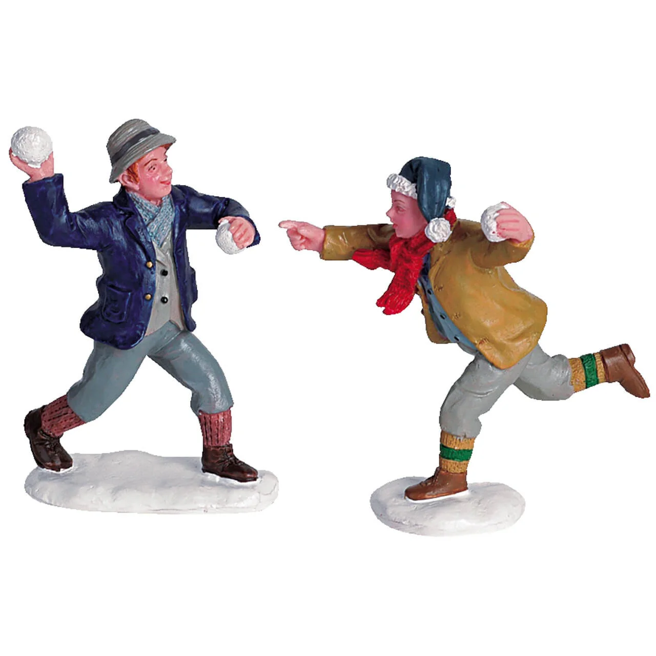 Lemax Snowball Fun- Snowball Fight Set of 2