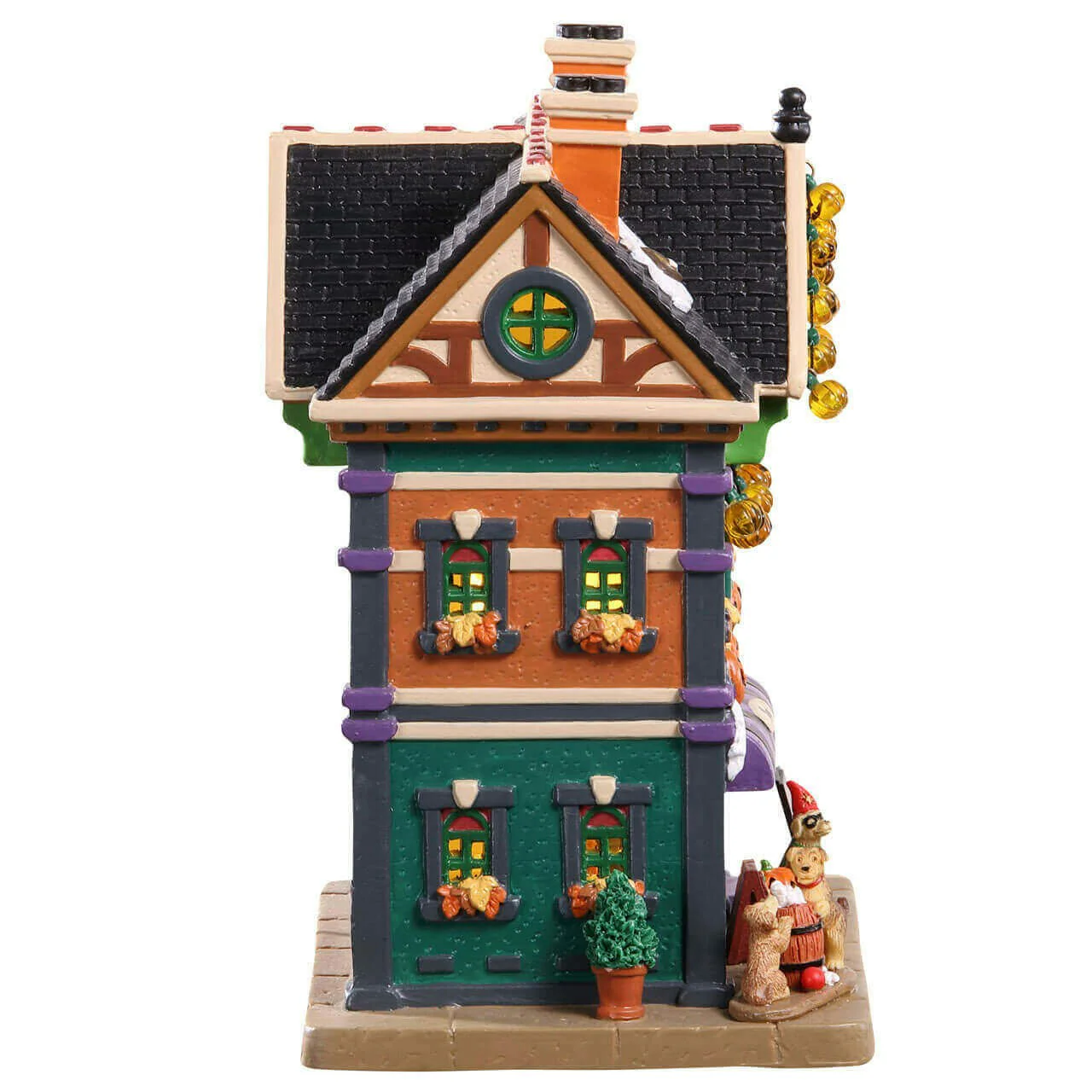Lemax Spooky Town - Best Buds Dog Supply Store with Lights - Image 3