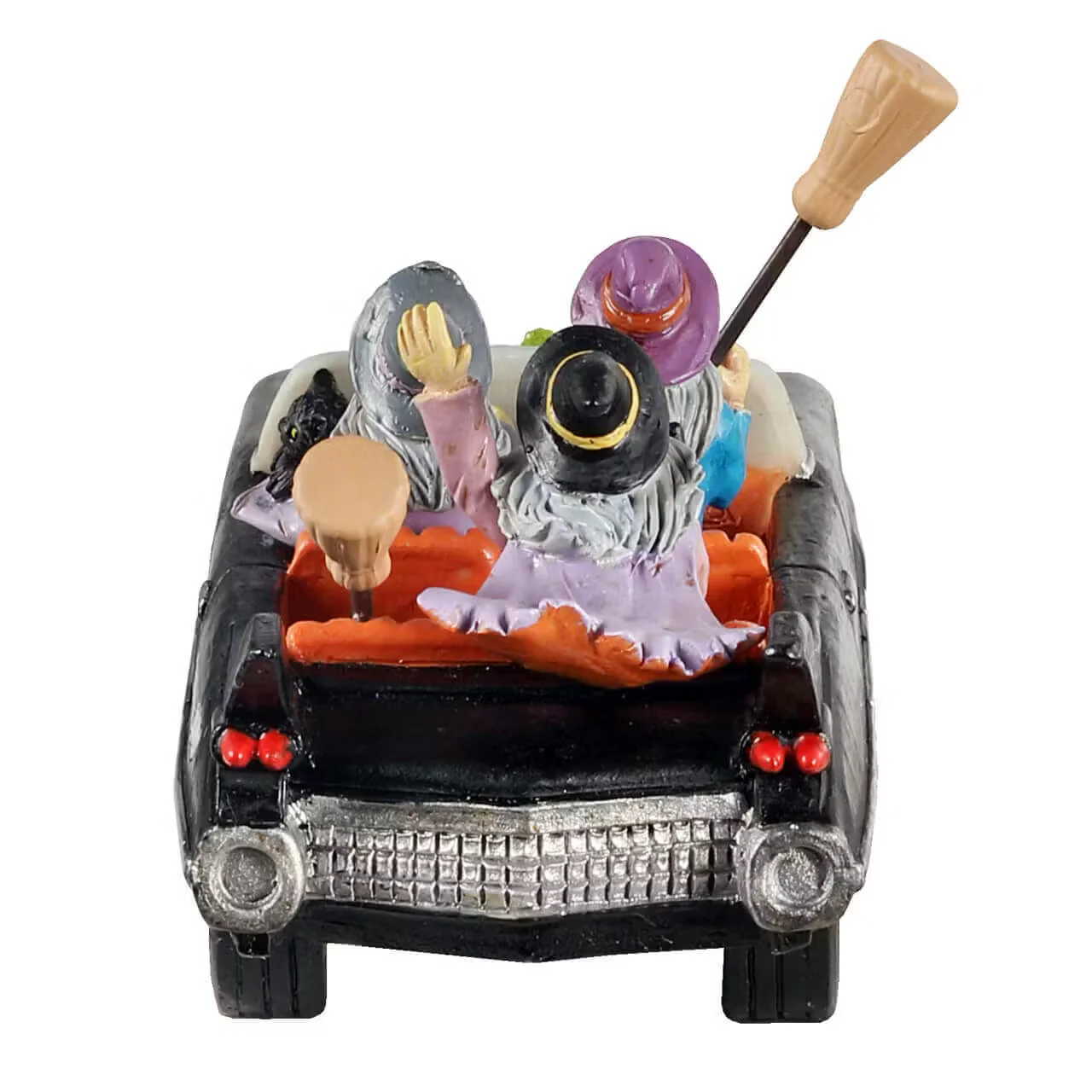 Lemax Spooky Town - Girls Night Out On Halloween Witches in Car - Image 3