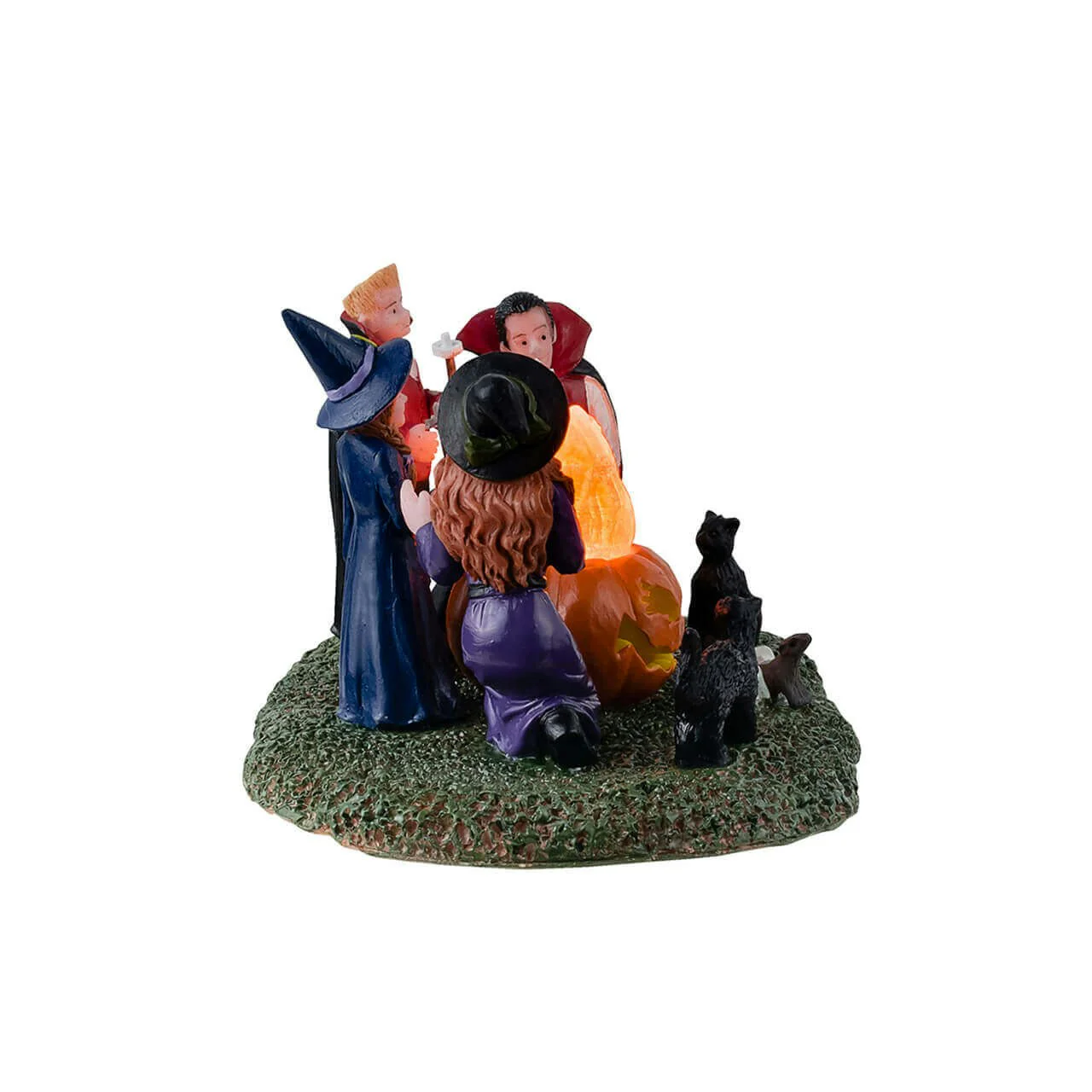 Lemax Spooky Town - Monster Marshmallow Roast Light Up Fire - Image 2