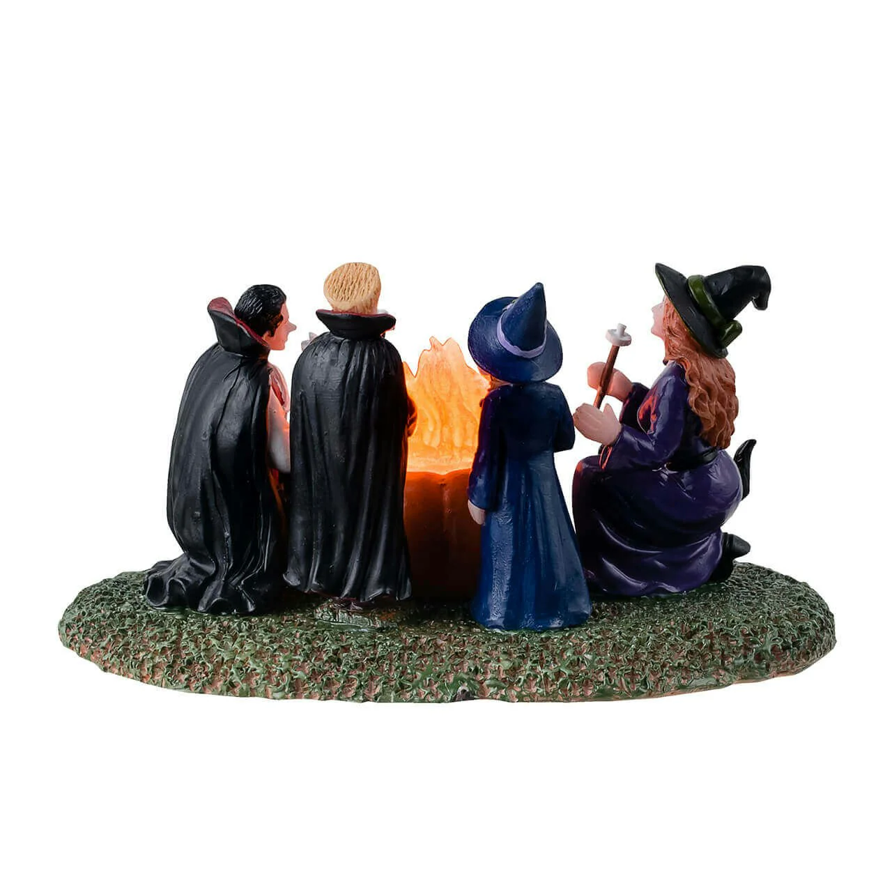 Lemax Spooky Town - Monster Marshmallow Roast Light Up Fire - Image 4