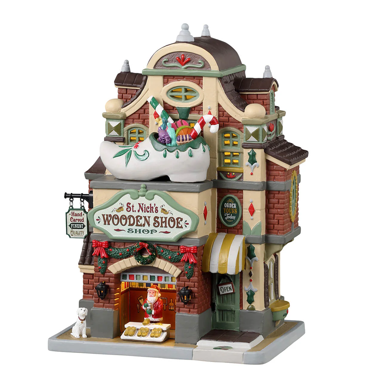 Lemax - St. Nick's Wooden Shoe Shop Light Up