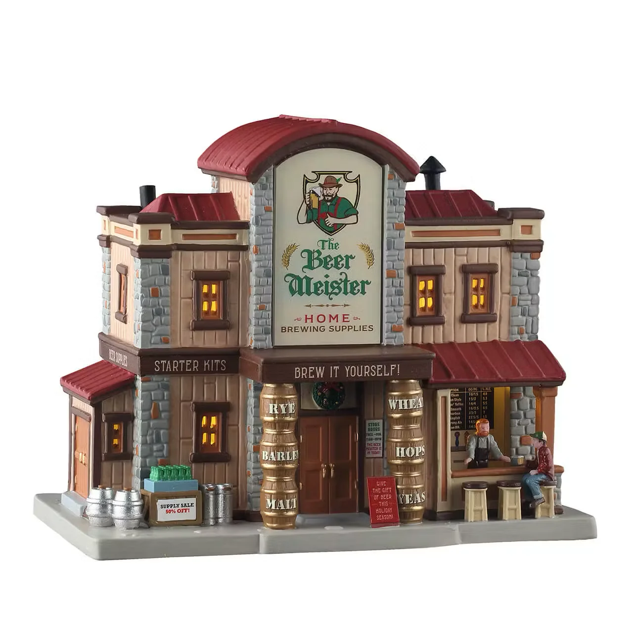 Lemax - The Beer Meister Home Brewing Supplies Light Up