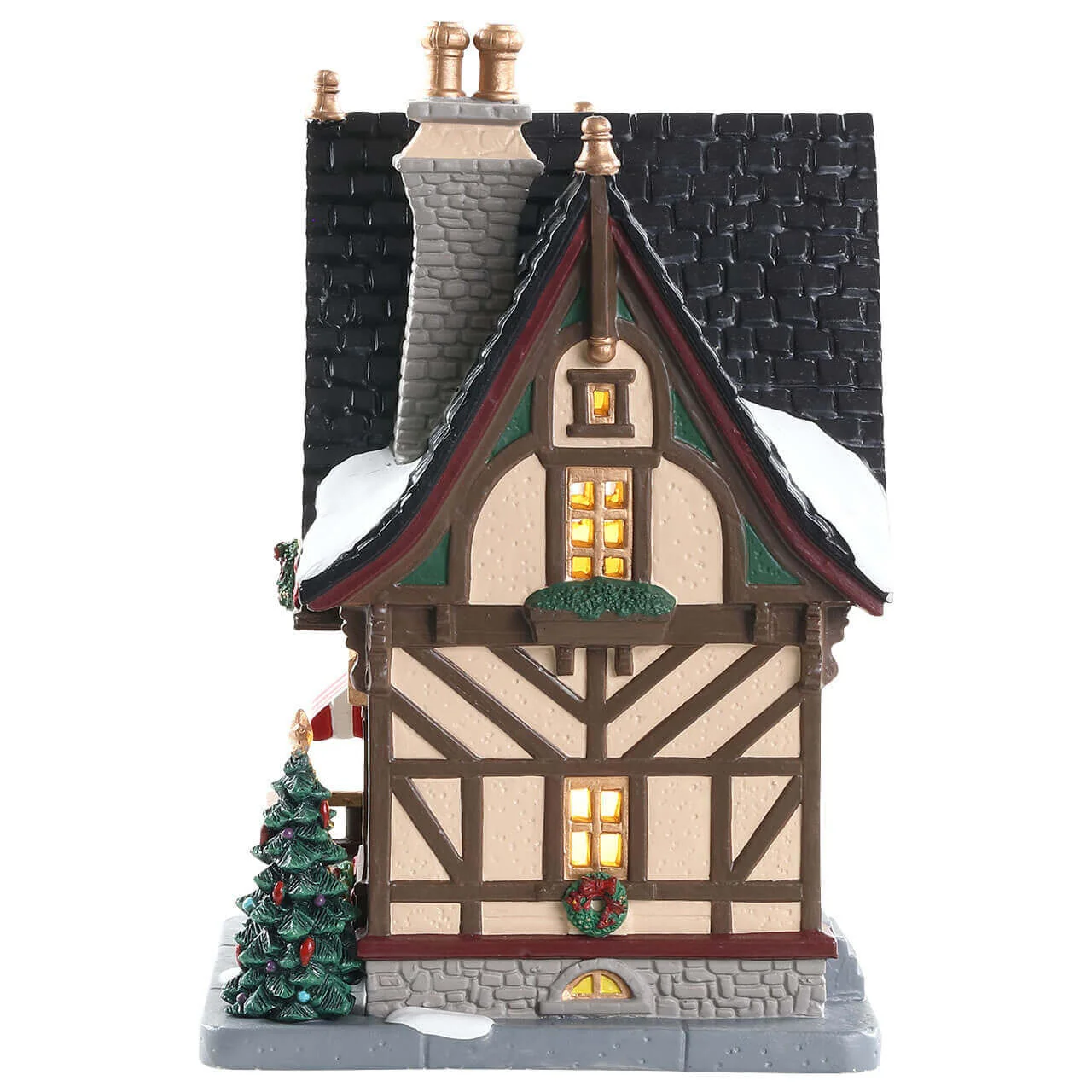 Lemax The Christmas Cubby - Christmas Village with LED Lights - Image 2