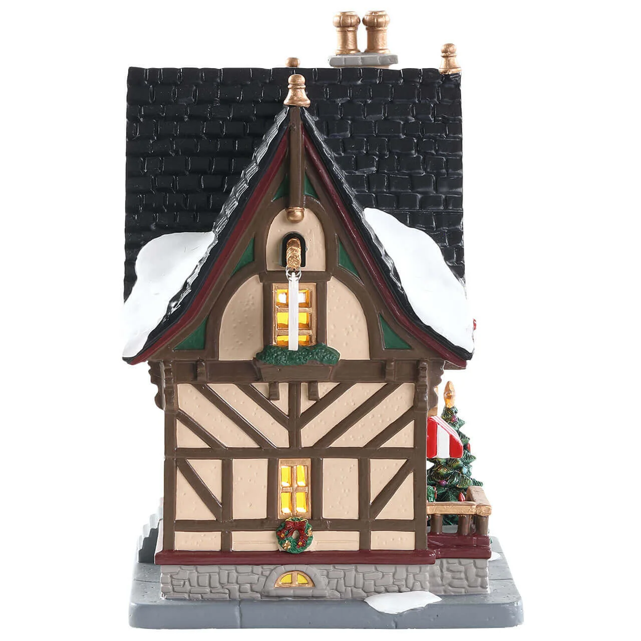 Lemax The Christmas Cubby - Christmas Village with LED Lights - Image 3