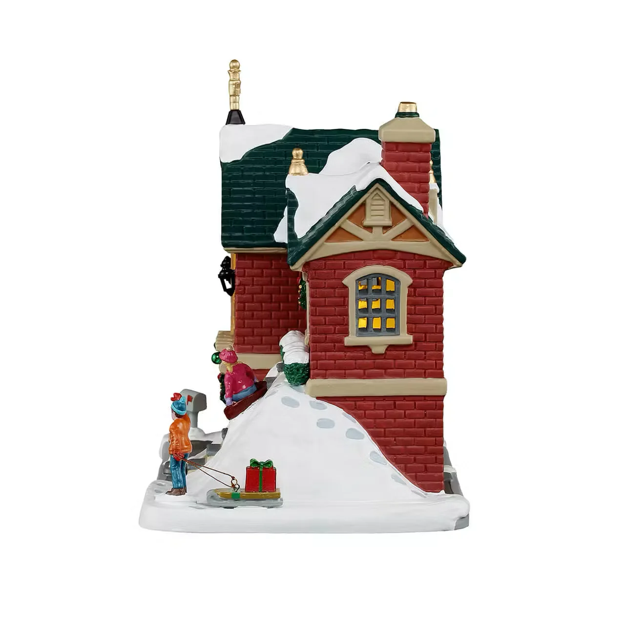 Lemax - The Little Brick House Light Up Christmas Village Building - Image 3