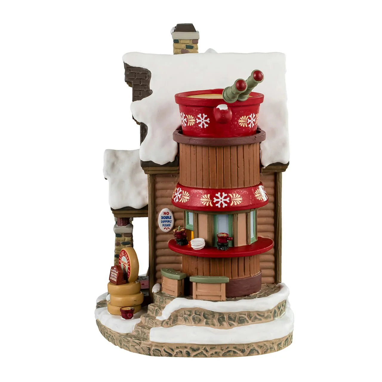 Lemax - The Melted Snowflake Fondue Restaurant Light Up - Image 3