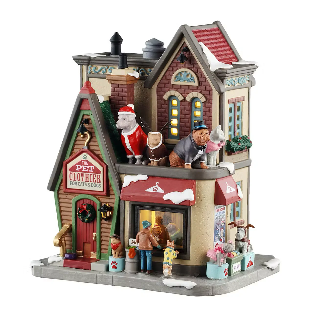 Lemax - The Pet Clothier - Dog Clothes Village Shop