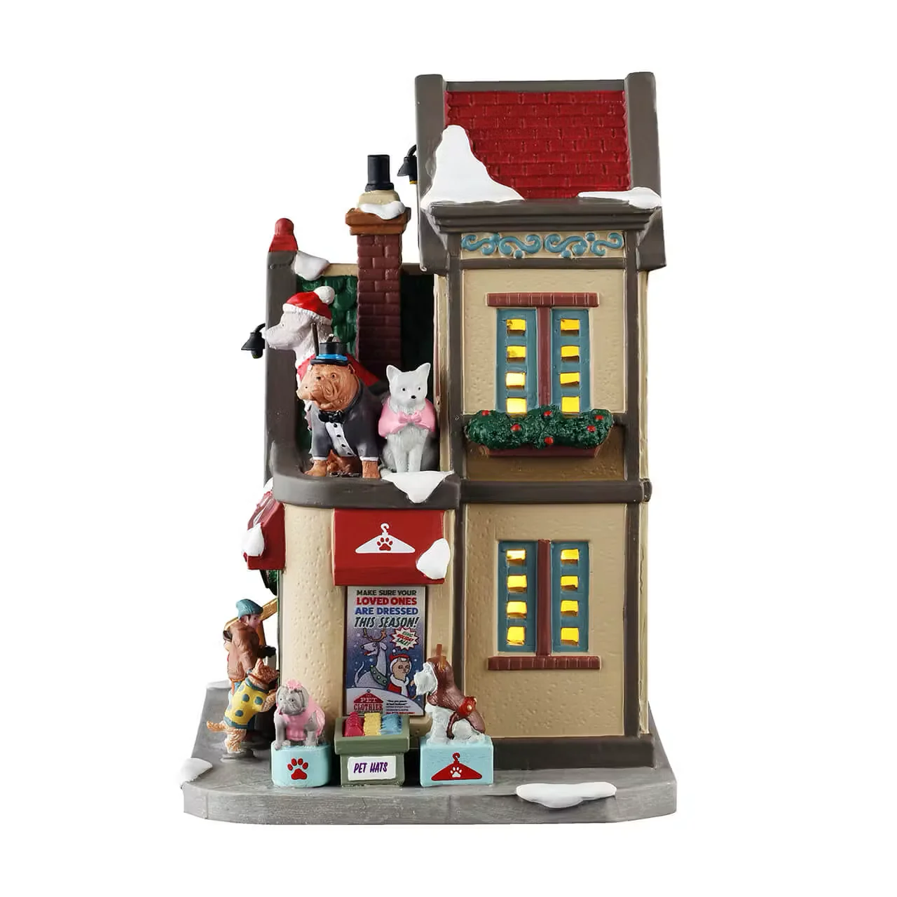 Lemax - The Pet Clothier - Dog Clothes Village Shop - Image 3