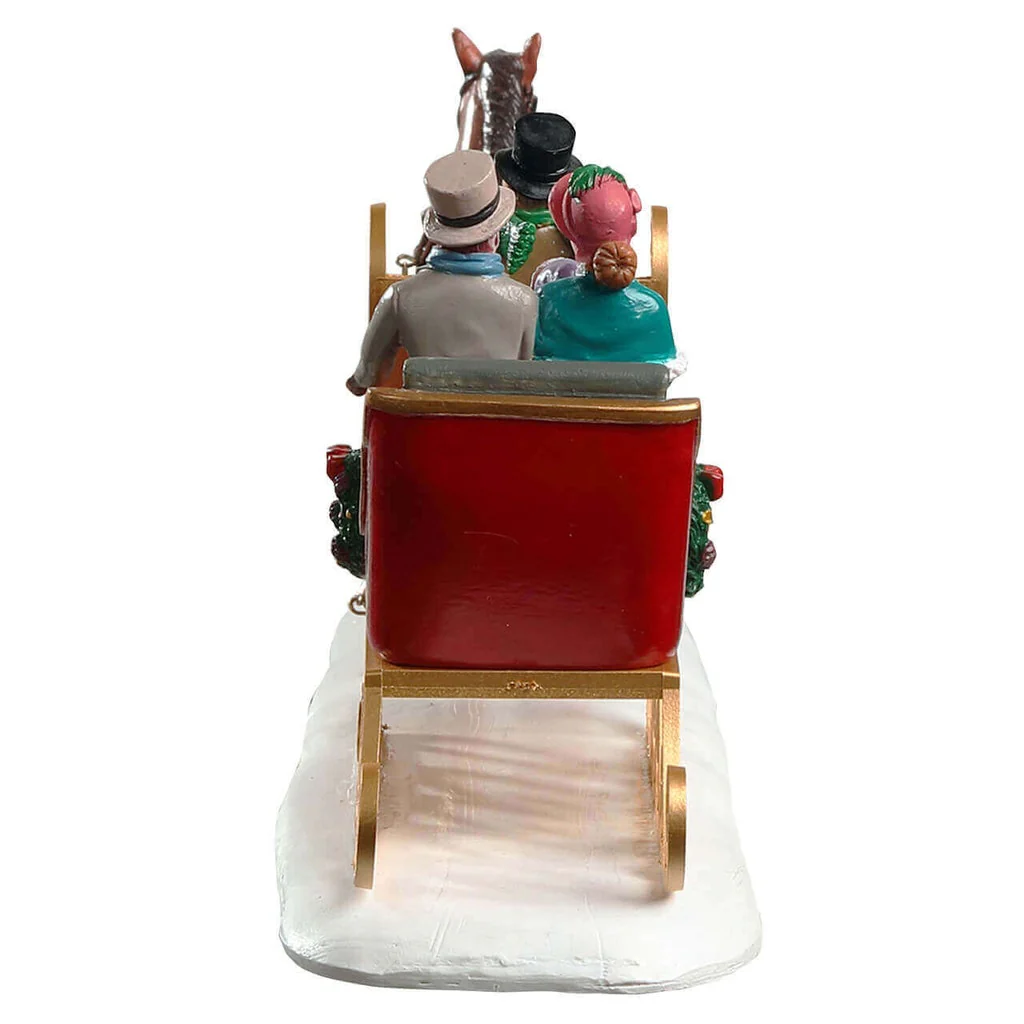 Lemax Victorian Sleigh Ride- Horse Drawn Sleigh - Image 2
