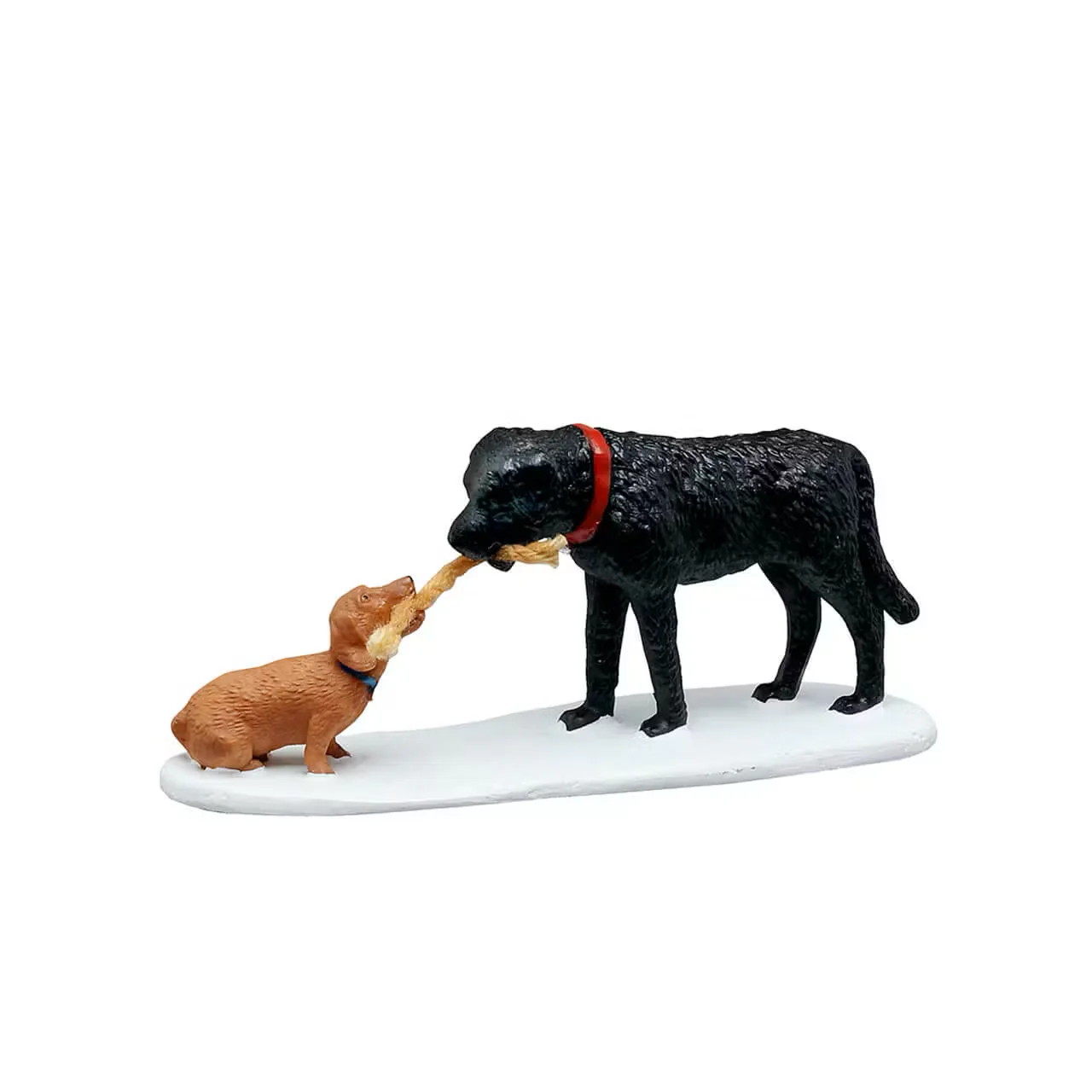 Lemax - "Who‘s Pulling Who?" Christmas Village Dogs Figurine