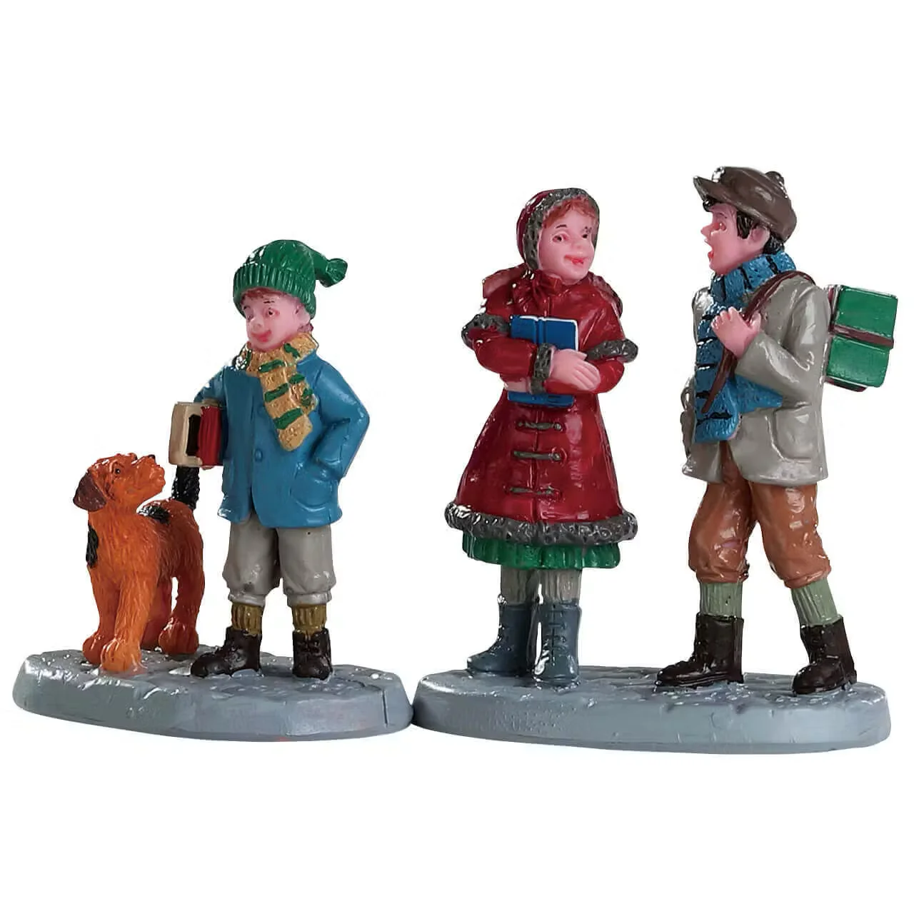 Lemax Going To School Christmas Village Figurines