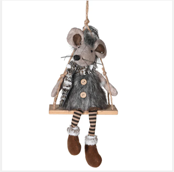 Male Mouse on Swing Hanging Decorations - Image 3