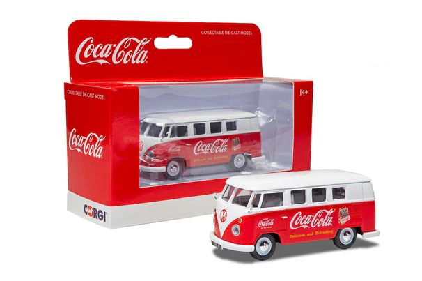 MyVillage - Coca-Cola 1960's VW Campervan 1:43 - Image 2