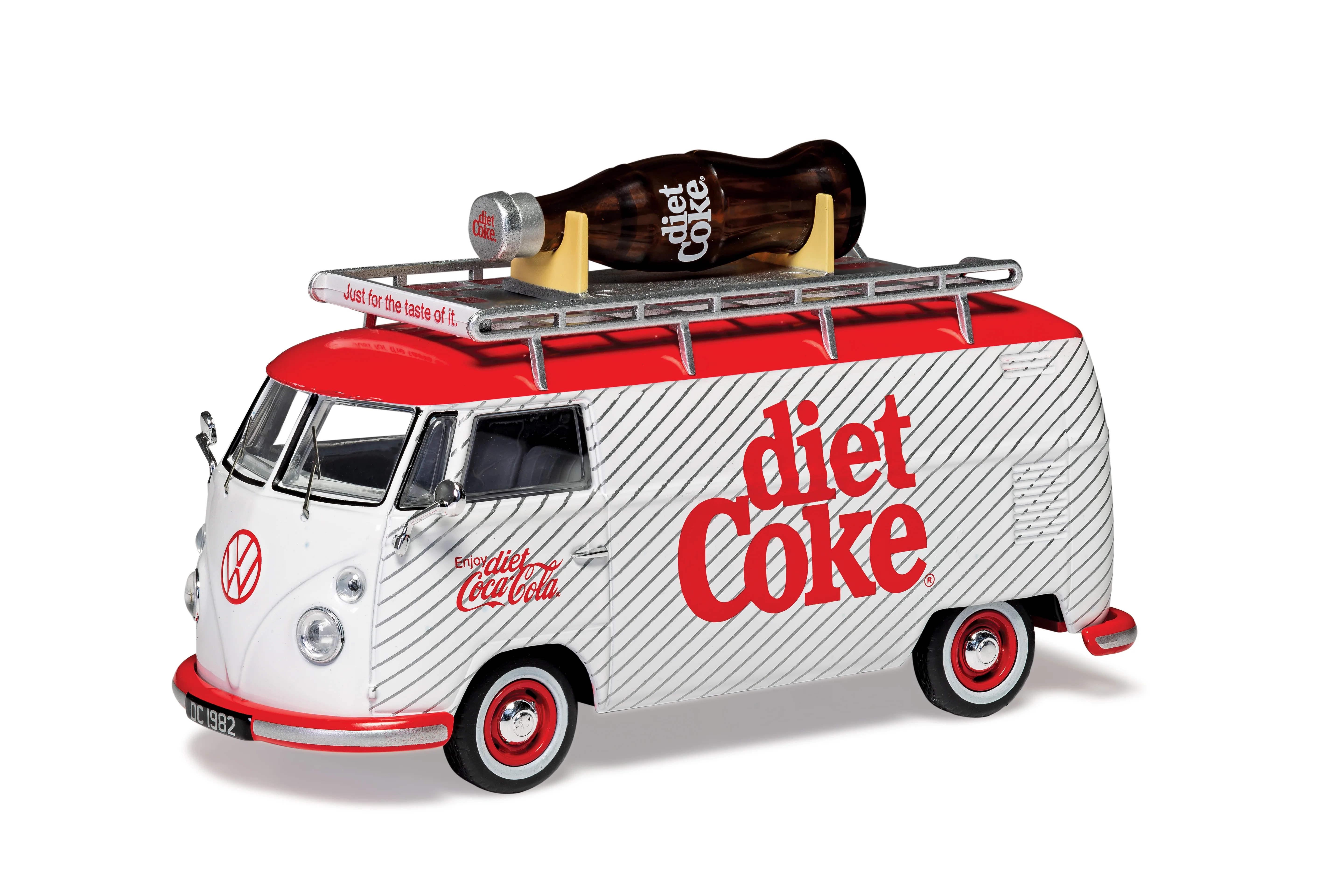 MyVillage - Diet Coke VW Campervan with Bottle on Rood 1:43 Model - Image 2