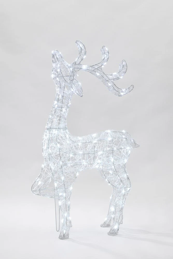 NOMA 100cm Blenheim Reindeer Stag Spun Acrylic with 160 White LEDs - Image 3