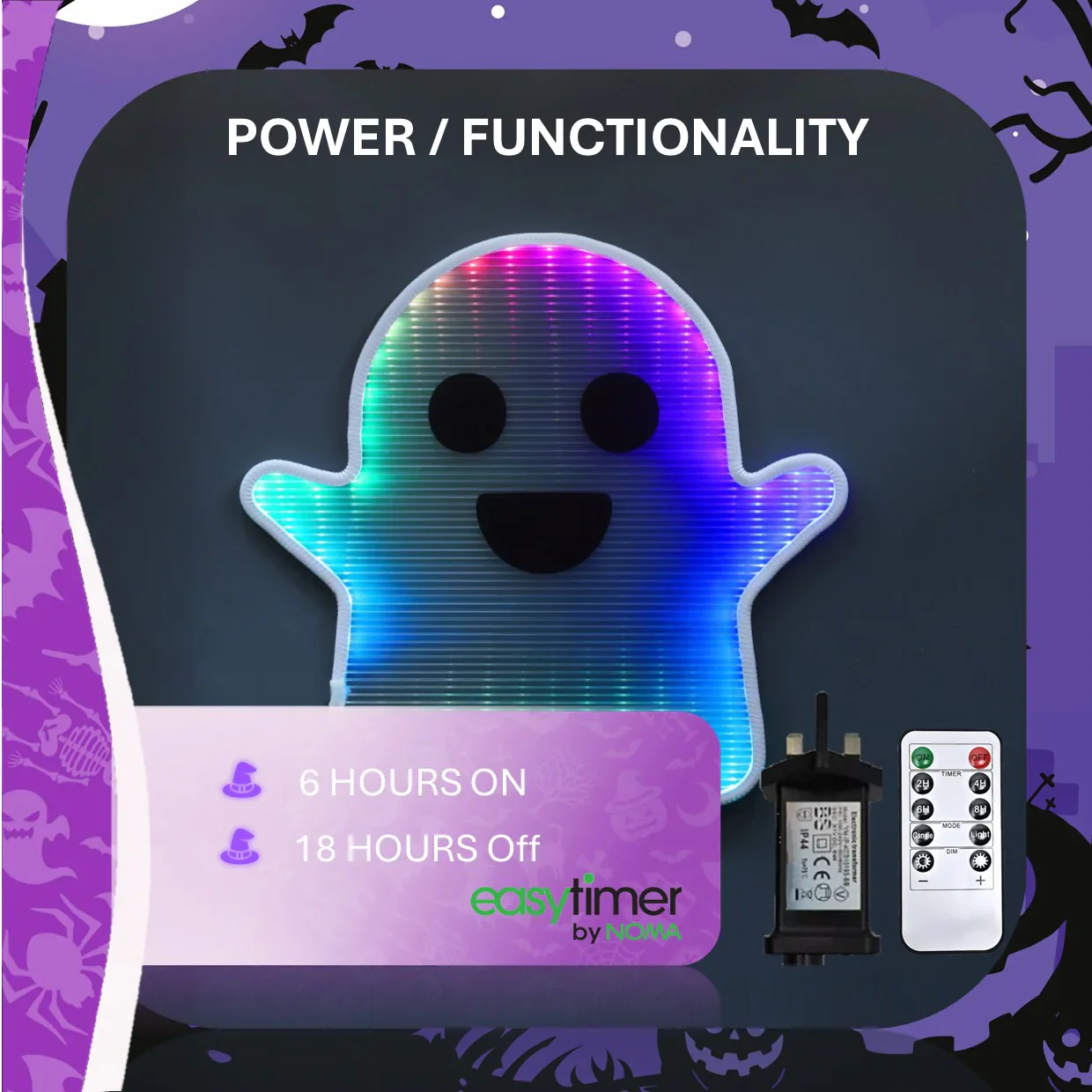 Noma Halloween Coralite Infinity Ghost 50cm - Image 4