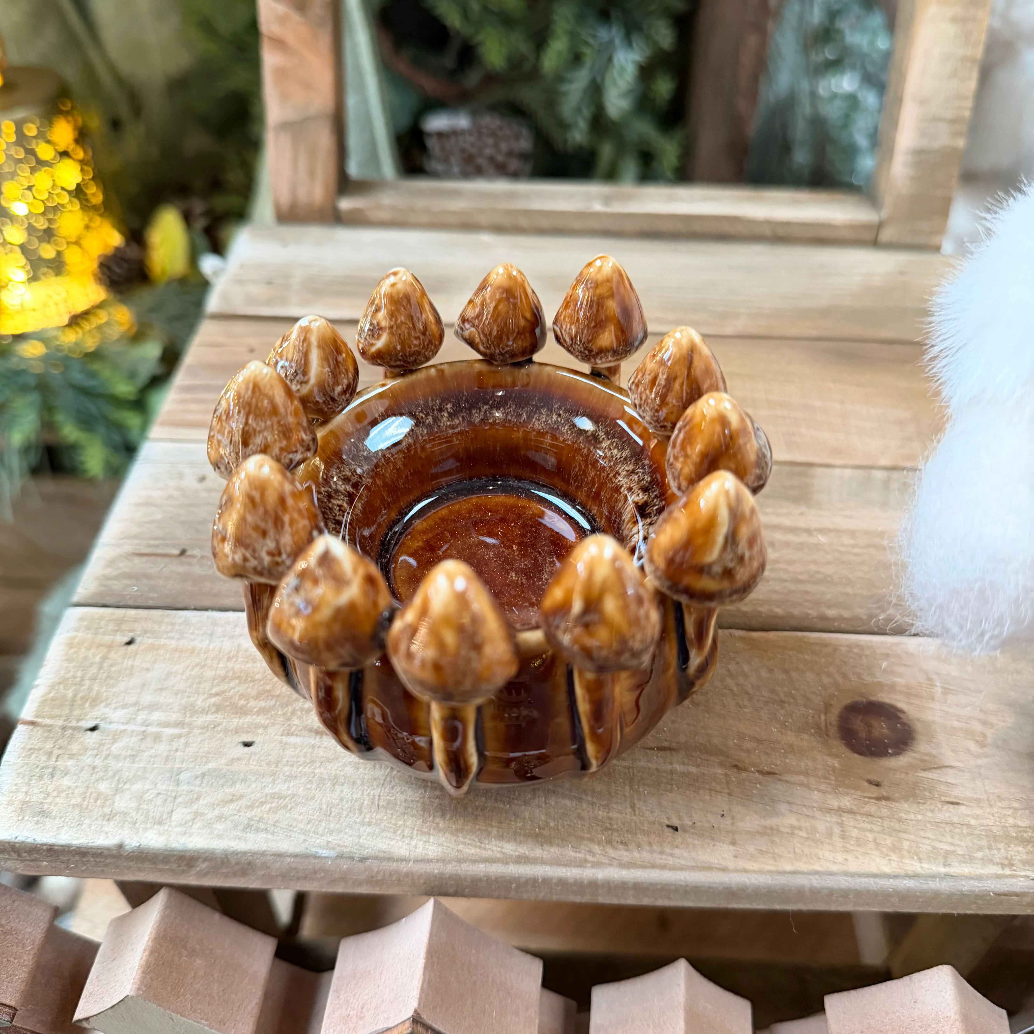 Ceramic Ombre Mushroom Tea-Light Holder - Image 3