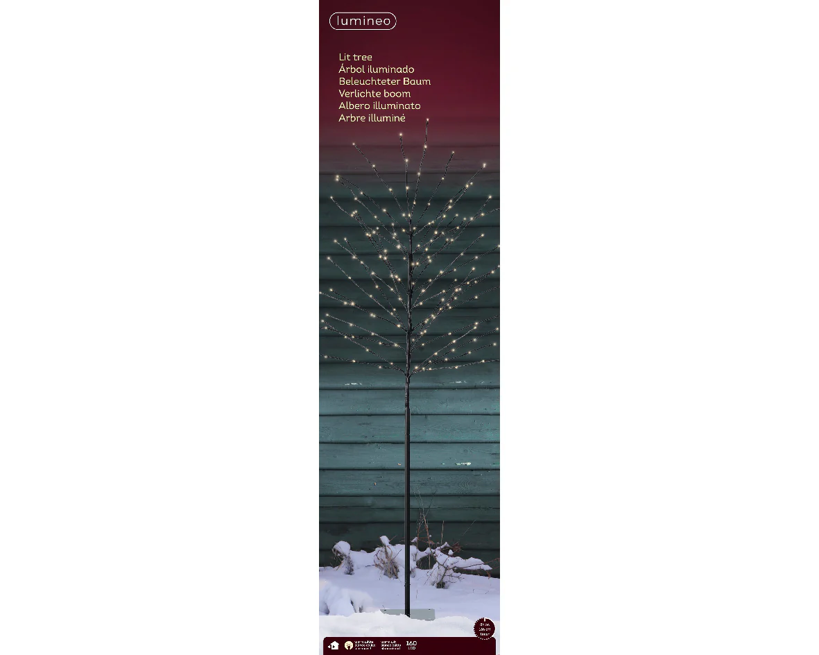 Special Offer Lumineo Outdoor Warm White LED Black Twig Tree - 180cm - Image 3