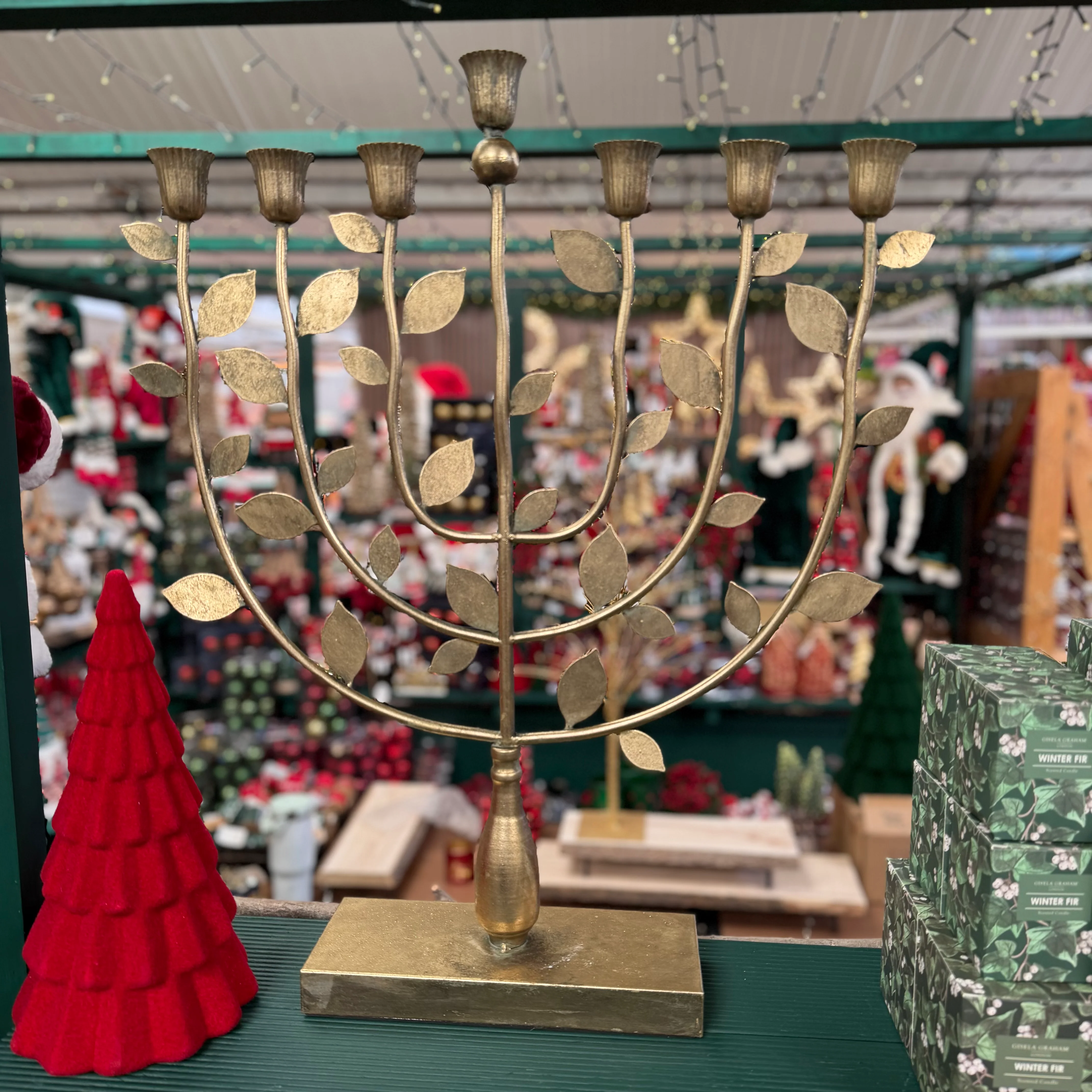 Pear Tree Menorah Candle Holder - Image 2