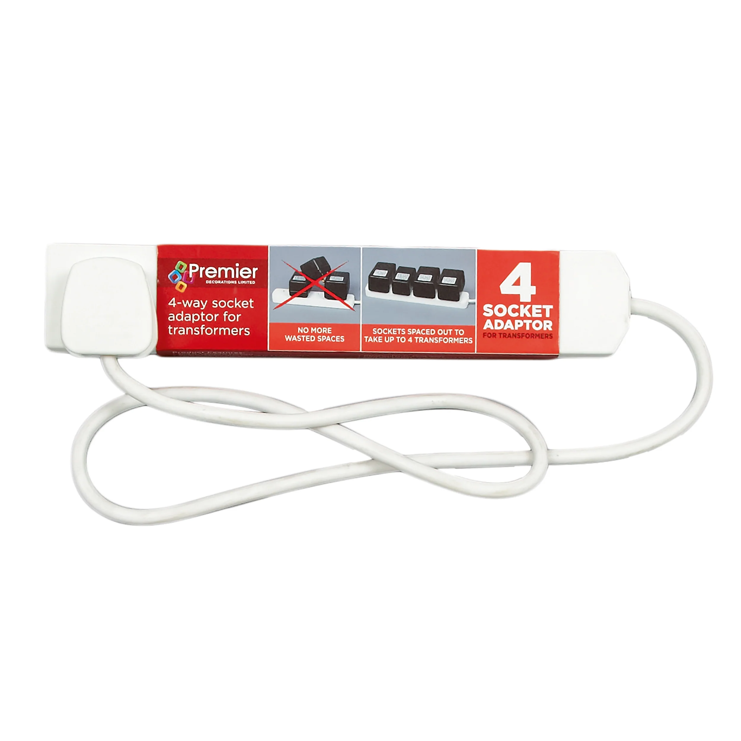 Premier 4 Way Extension Cable (Extra Wide)