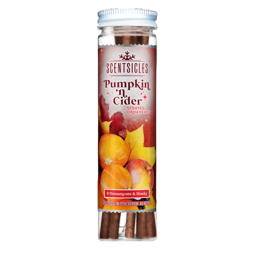 Pumpkin & Cider Autumn ScentSicles - Halloween Autumn Scent Sticks - Image 2
